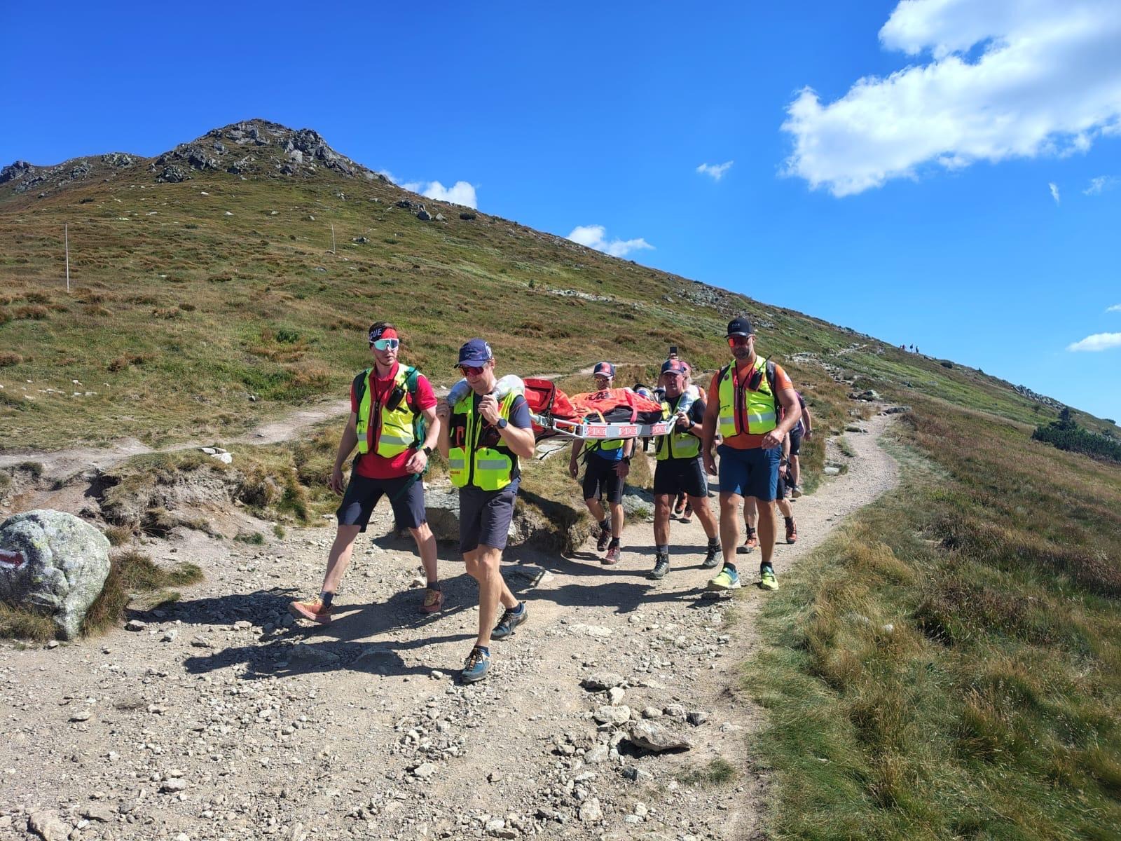 Mountain landscape and SAR operational environment